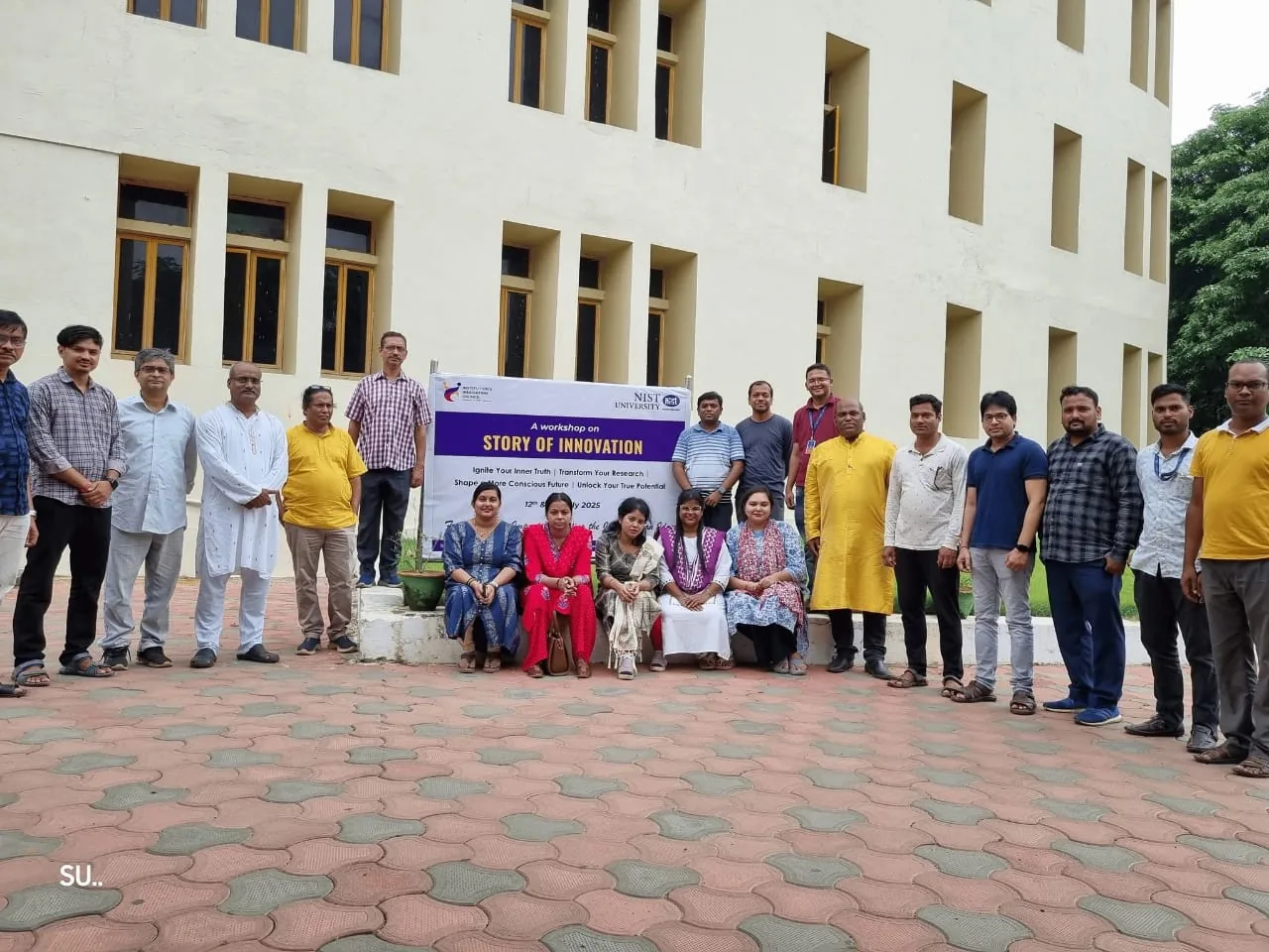 Vishwas after an institutional innovation session.
