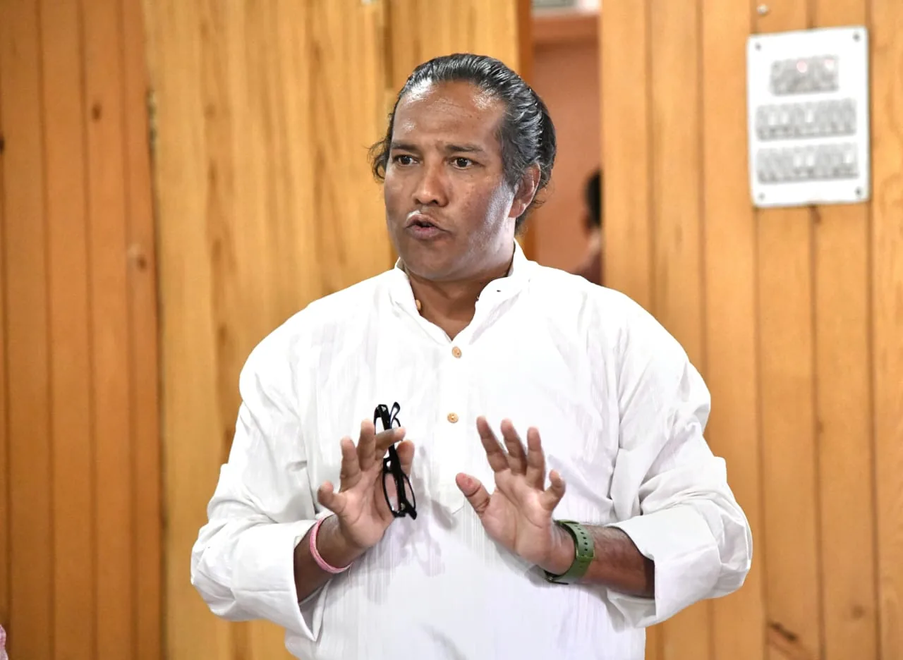 Vishwas during a keynote delivery session.